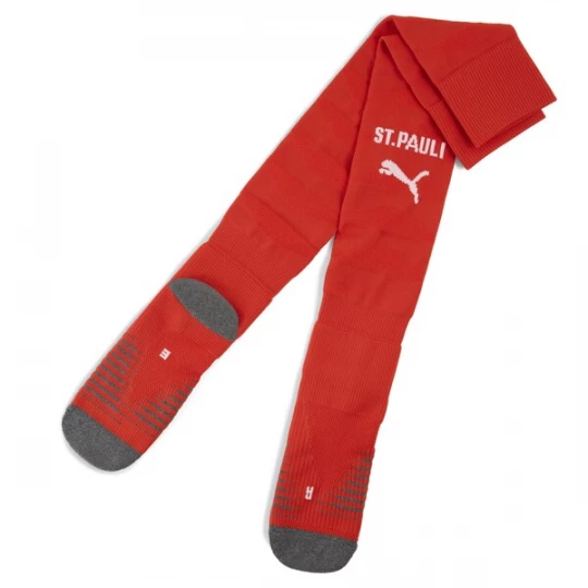 Foto van product PUMA Sportsokken 'FC St. Pauli 25 / 26' grijs / rood / wit