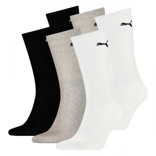 Foto van product PUMA Sportsokken grijs gemêleerd / zwart / wit