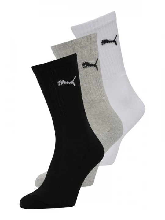 Foto van product PUMA Sportsokken grijs / zwart / wit