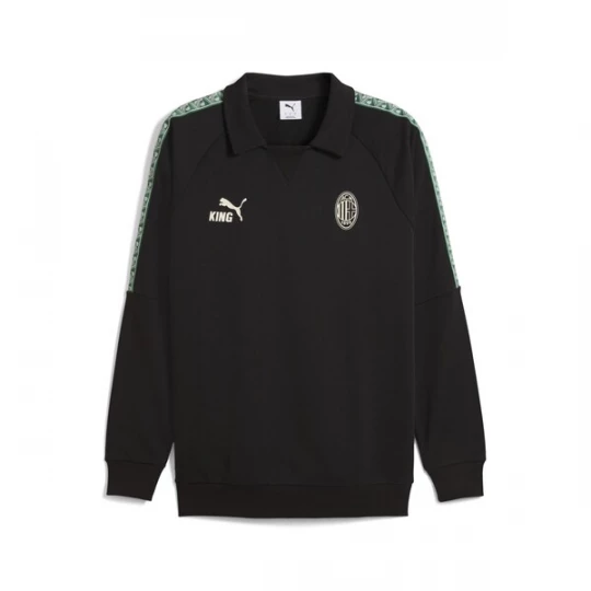 Foto van product PUMA Sportsweatshirt 'AC Mailand KING Drill' spar / zwart / wit