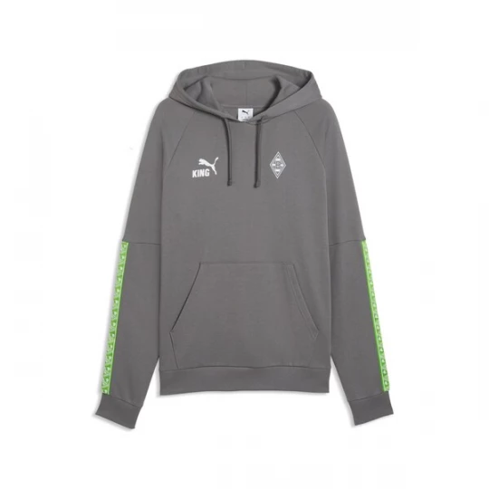 Foto van product PUMA Sportsweatshirt 'Borussia Mönchengladbach FtblKING' grijs / groen / wit