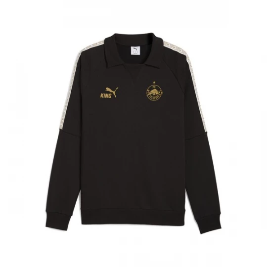 Foto van product PUMA Sportsweatshirt 'FC Red Bull Salzburg King' goud / zwart / offwhite