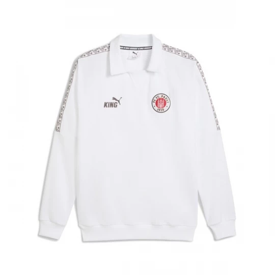 Foto van product PUMA Sportsweatshirt 'FCSP KING Drill' bruin / rood / wit