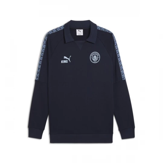 Foto van product PUMA Sportsweatshirt 'Manchester City King' navy / wit