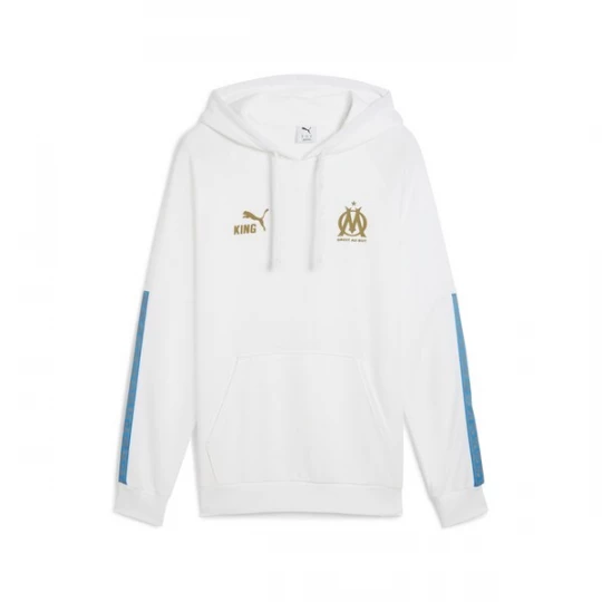 Foto van product PUMA Sportsweatshirt 'Olympique de Marseille King' blauw / goud / wit