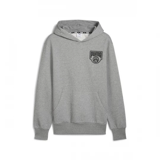 Foto van product PUMA Sportsweatshirt 'Posterize' grijs gemêleerd / zwart