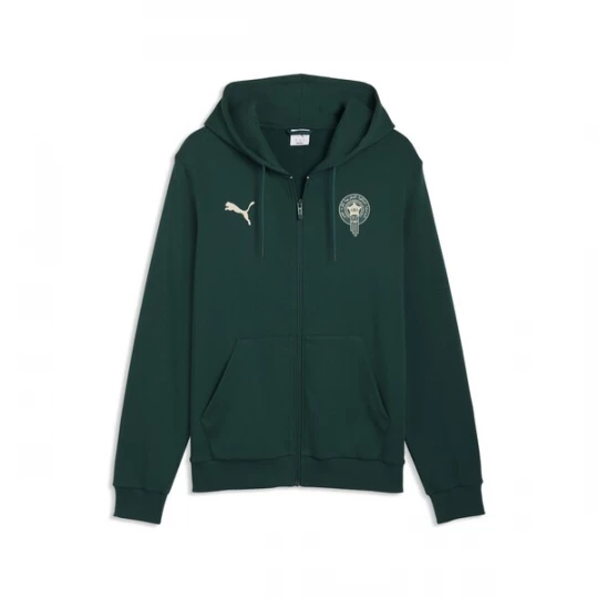 Foto van product PUMA Sportsweatvest 'ftblCulture' crème / donkergroen / bloedrood