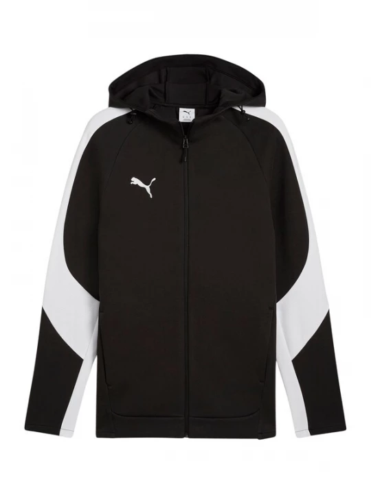 Foto van product PUMA Sportsweatvest 'TeamEvostripe' zwart / wit