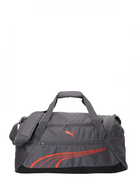 Foto van product PUMA Sporttas 'Fundamental' donkergrijs / donkeroranje
