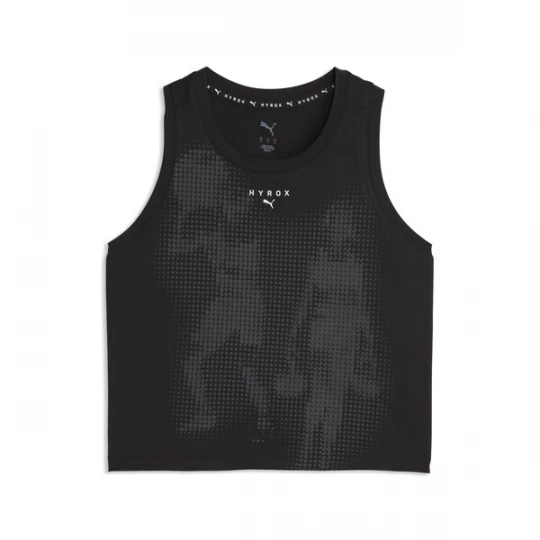 Foto van product PUMA Sporttop 'Puma x Hyrox Cloudspun' donkergrijs / zwart / wit