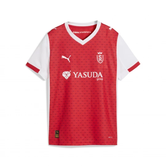 Foto van product PUMA Stade de Reims 25 / 26 thuisshirt, Rood / Wit