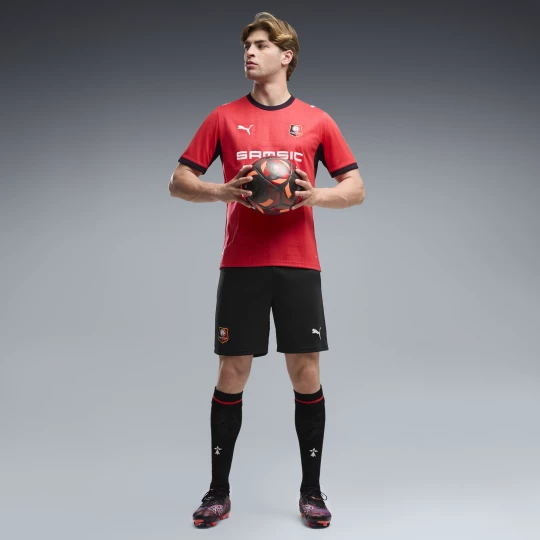 Foto van product PUMA Stade Rennais 26 / 27 short voor Heren, Zwart / Rood