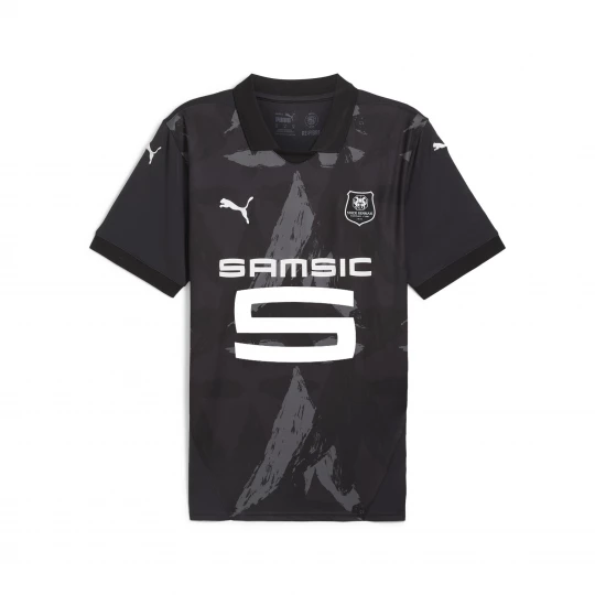 Foto van product PUMA Stade Rennais F.C. 24 / 25 derde voetbalshirt voor Heren, Zwart / Grijs / Wit