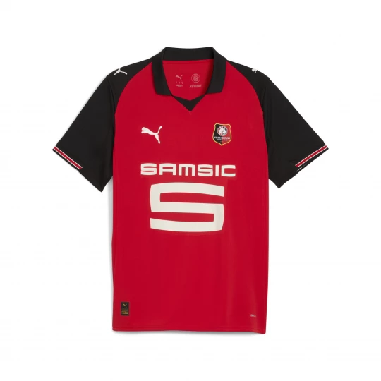 Foto van product PUMA Stade Rennais FC 25 / 26 thuisshirt voor Heren, Zwart / Rood