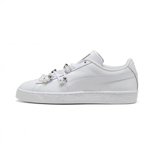 Foto van product PUMA Suede Bloom Patent sneakers voor Dames, Grijs / Wit