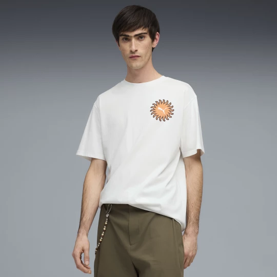 Foto van product PUMA Sunset Drive Relaxed T-shirt voor Heren, Wit