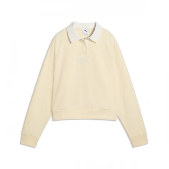 Foto van product PUMA Sweatshirt 'Class' pasteelgeel / wit