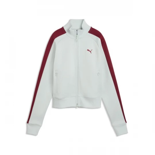 Foto van product PUMA Sweatvest 'T7 Always On' mintgroen / bloedrood