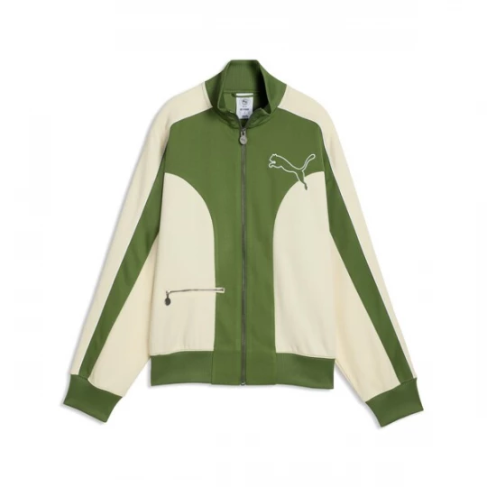 Foto van product PUMA Sweatvest 'T7 Love Of The Cat' crème / olijfgroen