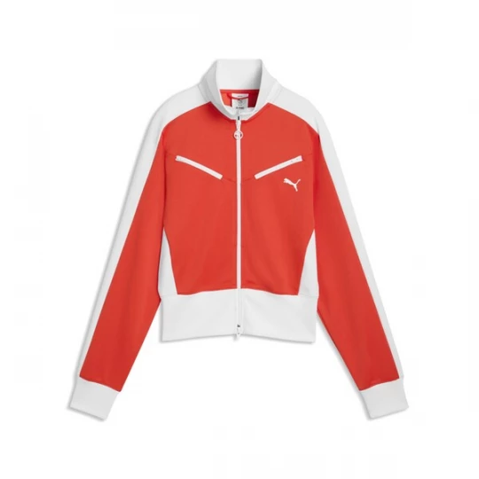 Foto van product PUMA Sweatvest 'T7' oranjerood / wit