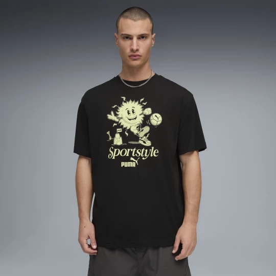 Foto van product PUMA T-shirt met zonnenafbeelding voor Heren, Zwart