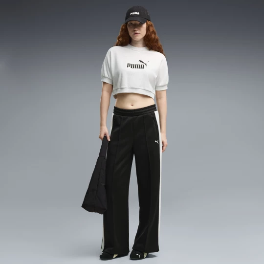Foto van product PUMA T7 ALWAYS ON broek met wijde pijpen voor Dames, Zwart
