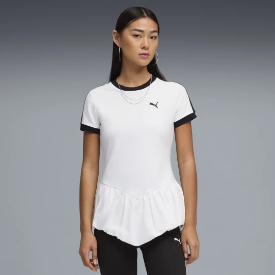 Foto van product PUMA T7 ballon-T-shirt voor Dames, Wit