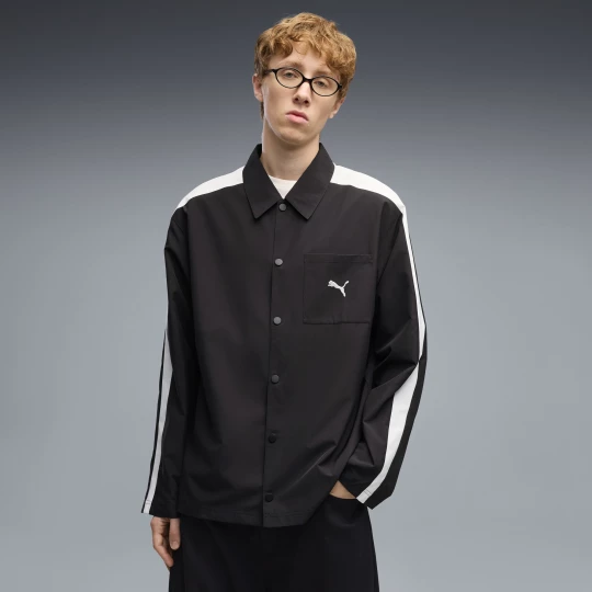 Foto van product PUMA T7 Relaxed overshirt voor Heren, Zwart
