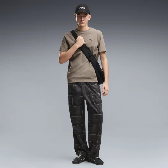 Foto van product PUMA T7 Relaxed Tartan trainingsbroek voor Heren, Zwart