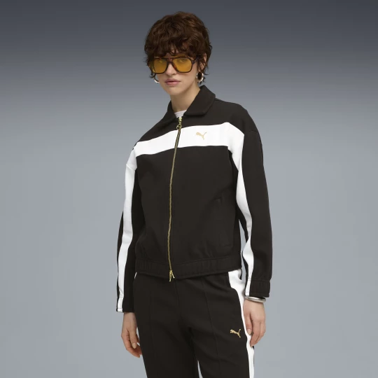 Foto van product PUMA T7 Relaxed trainingsjack voor Dames, Zwart