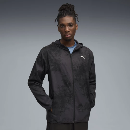 Foto van product PUMA TAD ESSENTIALS AOP geweven jas voor Heren, Zwart
