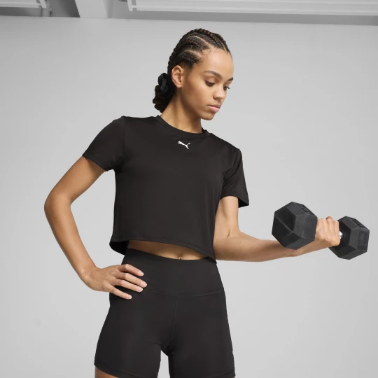 Foto van product PUMA TAD ESSENTIALS baby-T-shirt voor Dames, Zwart