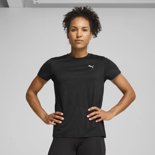 Foto van product PUMA TAD ESSENTIALS gemÃªleerd T-shirt voor Dames, Zwart