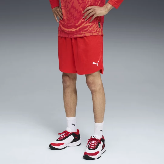 Foto van product PUMA teamJAWS Practice basketbalshort voor Heren, Rood
