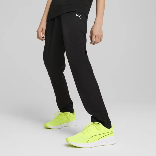 Foto van product PUMA Train All Day Essentials geweven taps toelopende broek voor Heren, Zwart