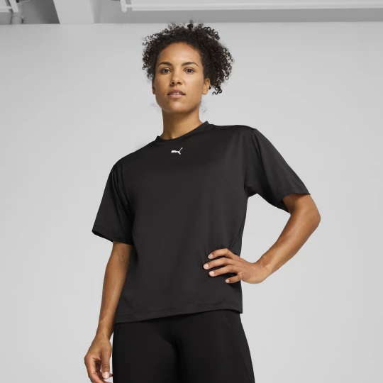 Foto van product PUMA Train All Day Essentials relaxed T-shirt voor Dames, Zwart