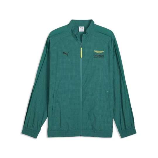 Foto van product PUMA Trainingsjack 'Aramco F1® Team T7' smaragd / zwart / wit
