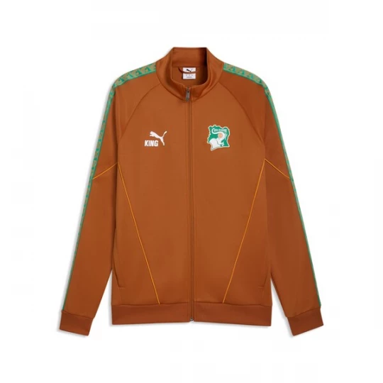 Foto van product PUMA Trainingsjack 'Elfenbeinküste King Anthem' cognac / groen / wit