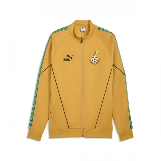 Foto van product PUMA Trainingsjack 'Ghana King Anthem' honing / grasgroen / zwart