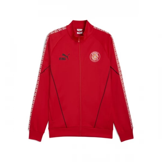 Foto van product PUMA Trainingsjack 'Girona FC KING Anthem' bloedrood / zwart / wit