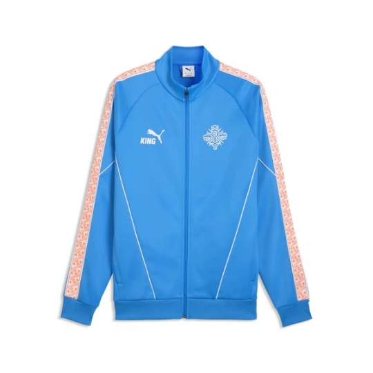 Foto van product PUMA Trainingsjack 'Island King Anthem' royal blue / koningsblauw / hemelsblauw / kersrood / wit