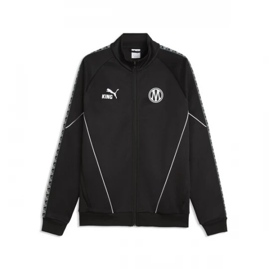 Foto van product PUMA Trainingsjack 'Olympique de Marseille King Anthem' cyaan blauw / zwart / wit