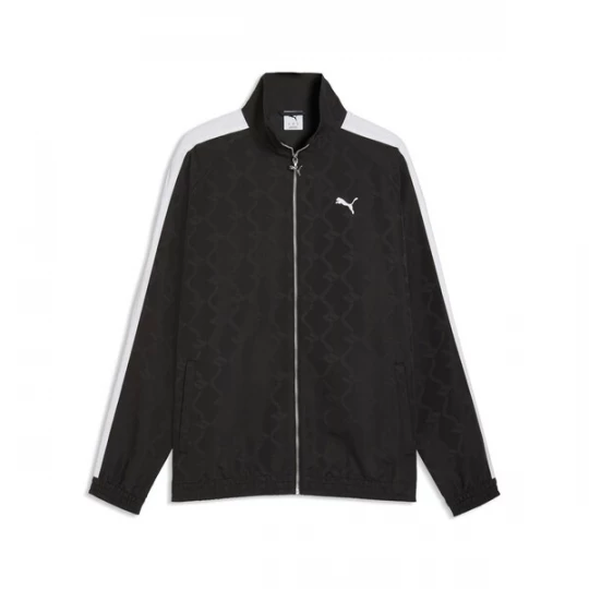Foto van product PUMA Trainingsjack 'T7' donkergrijs / zwart / wit