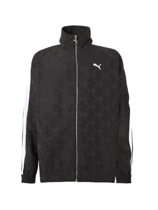 Foto van product PUMA Trainingsjack 'T7' donkergrijs / zwart / wit