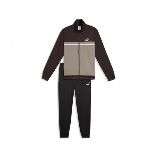Foto van product PUMA Trainingspak chocoladebruin / grijs / wit