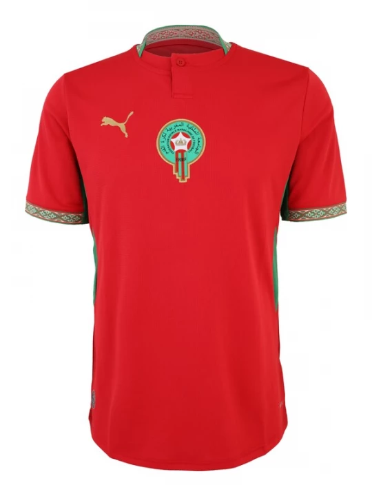 Foto van product PUMA Tricot 'FRMF Home' goudgeel / lichtgroen / rood / wit