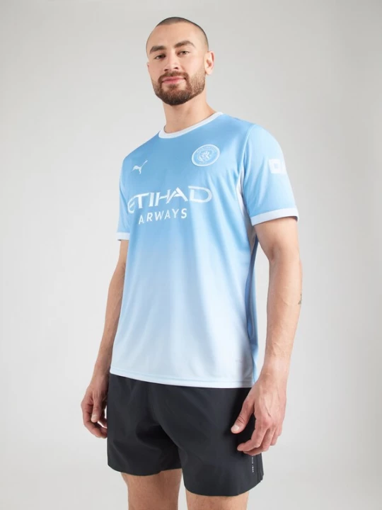 Foto van product PUMA Tricot 'Manchester City Heimtrikot 2026 / 27' cyaan blauw / wit