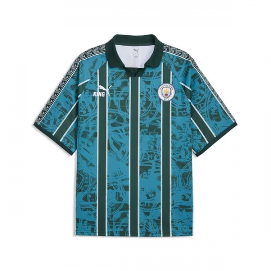 Foto van product PUMA Tricot 'Manchester City King Retro' blauw / petrol / wit
