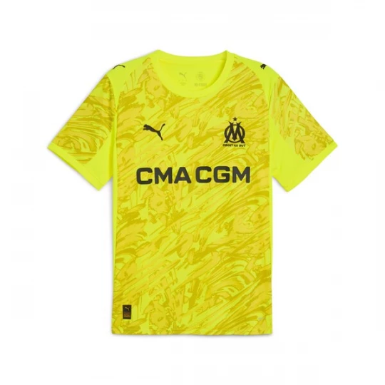 Foto van product PUMA Tricot 'Olympique de Marseille 25 / 26' geel / honing / zwart