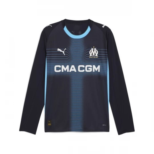 Foto van product PUMA Tricot 'Olympique de Marseille 25 / 26' navy / lichtblauw / wit